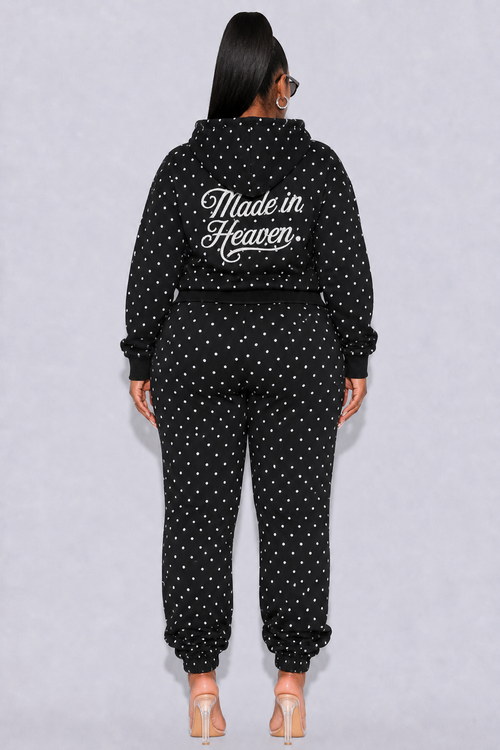 angel edit polka dot set