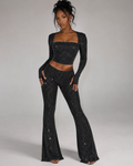 Angels lounge rhinestone set